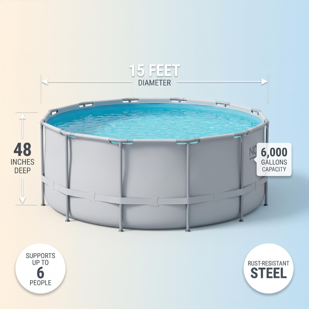 Premium Swimming Pool Set with Filter Pump